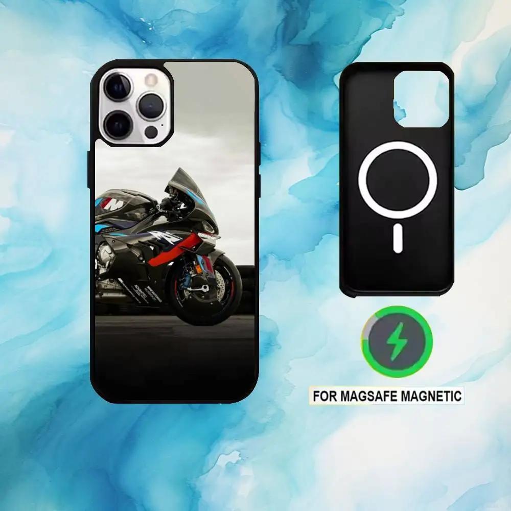 حافظة هاتف رائعة للدراجة النارية S-s1000rr لهاتف iPhone17,16,15,14,13,12,11 Plus,Pro Max شحن لاسلكي مغناطيسي Magsafe #5