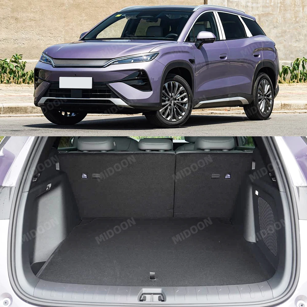 Car Rear Trunk Mat For BYD Song Ultra EV 2026 Full Coverage Car Boot Liner Cargo Protector Auto Interior Accessories