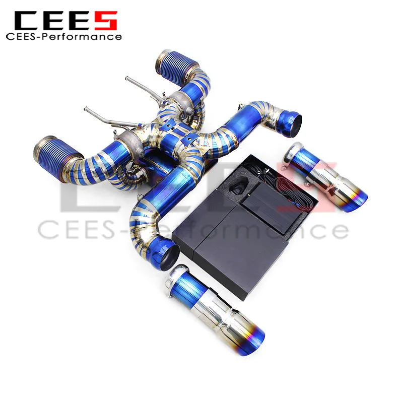 

CEES Catback Exhaust Pipes Muffler for Mclaren 720S 4.0T 2017-2019 Full Exhaust System Racing Pipe with Valve Control