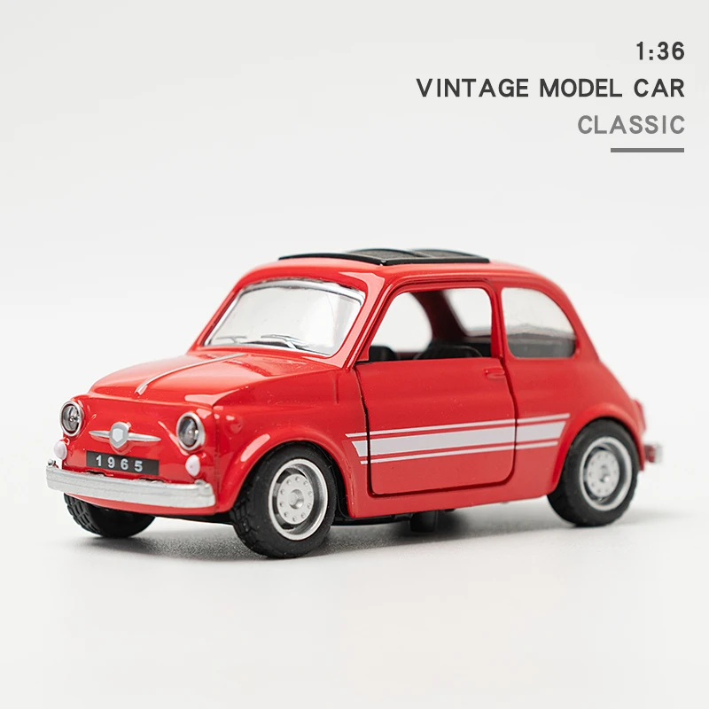 1:36 合金製 ヴィンテージ FAIT ダイキャストカーモデル クラシック プルバックカーモデル ミニチュア車両 レプリカ コレクションギフト