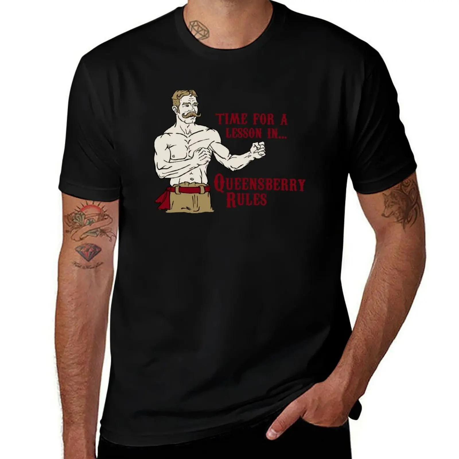 Queensberry Rules T-Shirt Lightweight Basic Short Sleeve Shirt T-Shirt