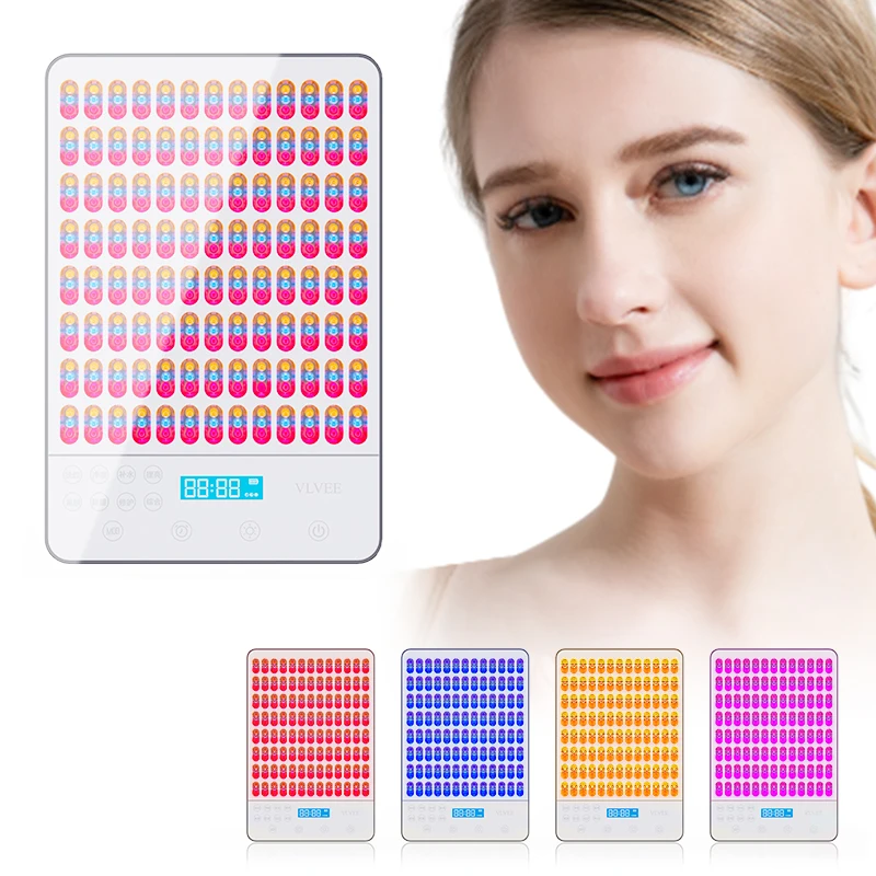 

VLVEE 4 Colors LED Facial Mask Beauty Instrument Large Lamp Panel Skin Care Device Full Body SPA Home Use