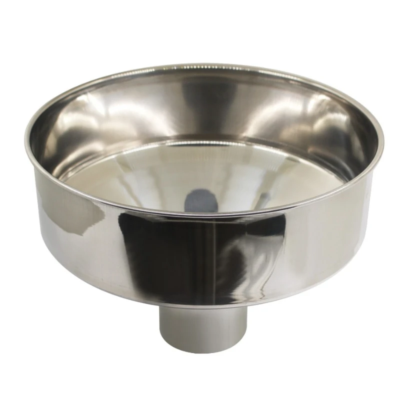 24/28 سنتيمتر قطر الفولاذ المقاوم للصدأ قمع ل زبدة البيرة السائل الصناعي ملء واسعة الفم واثب أدوات تصفية المطبخ