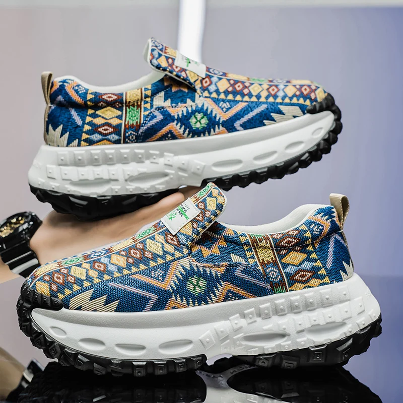 

YRZL Mens Sports Shoes Casual Sneakers Lightweight Breathable Walking Shoes Non Slip Comfortable Skate Shoes For Men Slip On