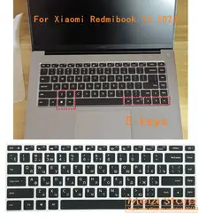 For Xiaomi Redmi book 16 2024 / Redmibook 16 2024 (not fit  Redmibook Pro 16 2024) Silicone Laptop Keyboard Cover skin Russian