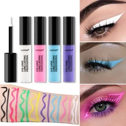 Waterproof Liquid Eyeliner Pen 8 Colors Fast Drying Lasting Matte Blue White Pink Neon Smooth Eyliner Pencil Makeup Cosmetics