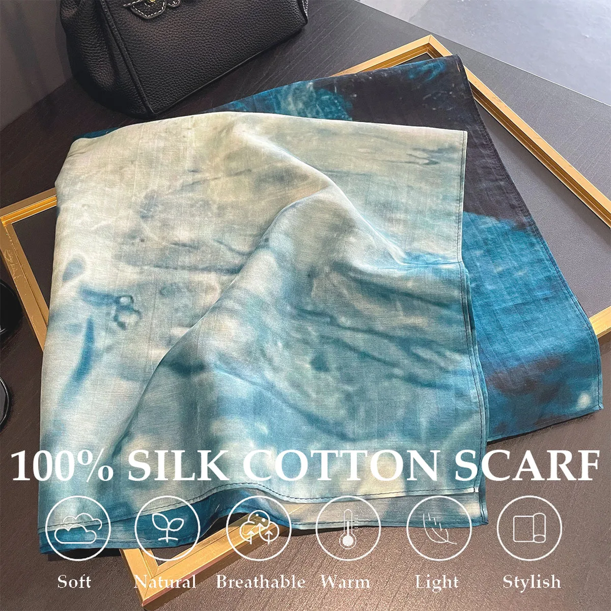 الفاخرة عالية الجودة وشاح حريري المرأة أوشحة مربعة تصميم فولارد باندانا السفر شال التفاف متعدد الوظائف زي الديكور