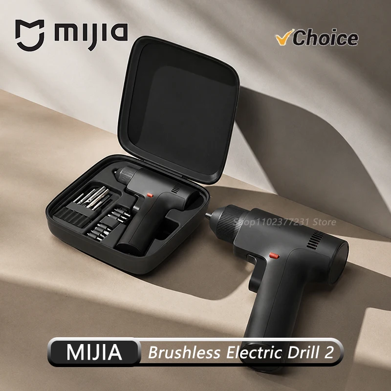

Mijia Brushless Electric Drill 2 Smart Home Power Tool Type-C Rechargeable Multi-functional Cordless Drill Screwdrive CN