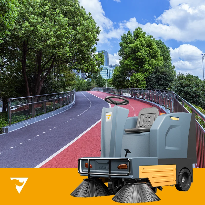 Chancee U135 Hot Sale Automatic Ride On Floor Scrubber Dryer Concrete Tile Cleaning Machine