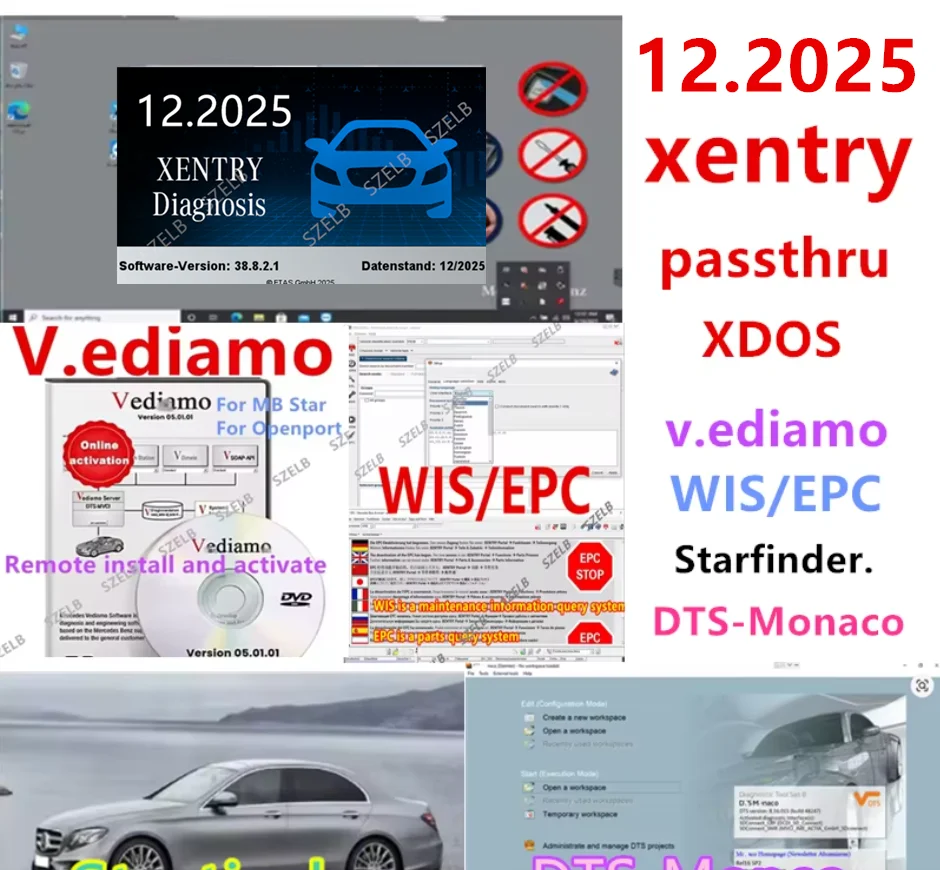 

Xentry 2025.12 Passthru / XDOS Полная версия для диагностики Mercedes-Benz с поддержкой нескольких языков для J2534 OpenPort