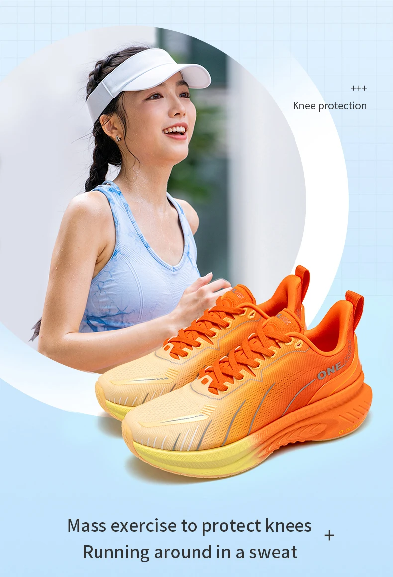 ONEMIX Bumper Elite Herren-Laufschuhe mit Dämpfung, robuste, rutschfeste Outdoor-Sportschuhe, Schnür-Sportschuhe für Marathon – Detail 7