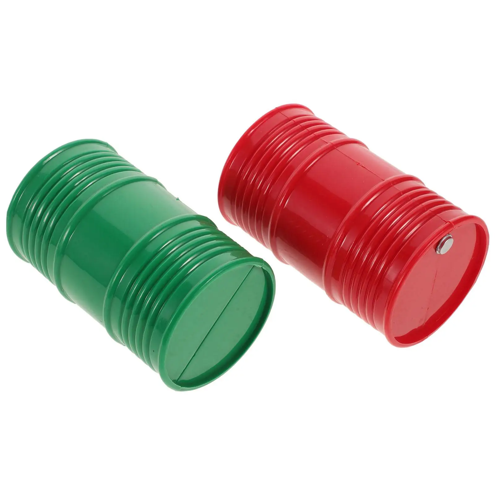 

2Pcs Drum Simulation Decor for 1/10 Truck Simulation Mini Oil Drum Tank Ornament Mini Barrel