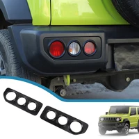 Cubierta decorativa para luz trasera de coche, cubierta de lámpara para Suzuki Jimny JB64, JB74 XL, GL, 5 puertas, 2019-2024, accesorios exteriores ABS