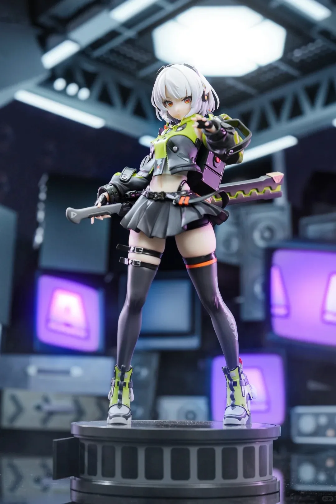 Genuine Original ZZZ 1/7 Zenless Zone Zero Anby Demara Cunning Hares Anime Figure Collectible Doll Statuette Ornament Gifts