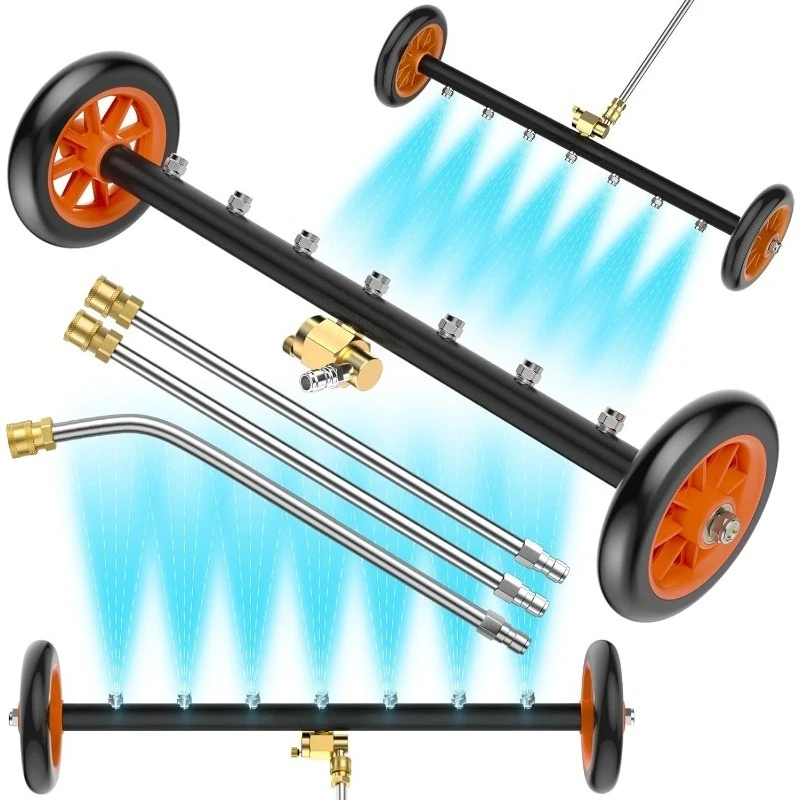 المهنية 4000psi غسالة الضغط بندقية مع 7 حفرة فوهة للسيارة تحت الجسم تنظيف مكنسة المياه الصرف الصحي البلدية #1