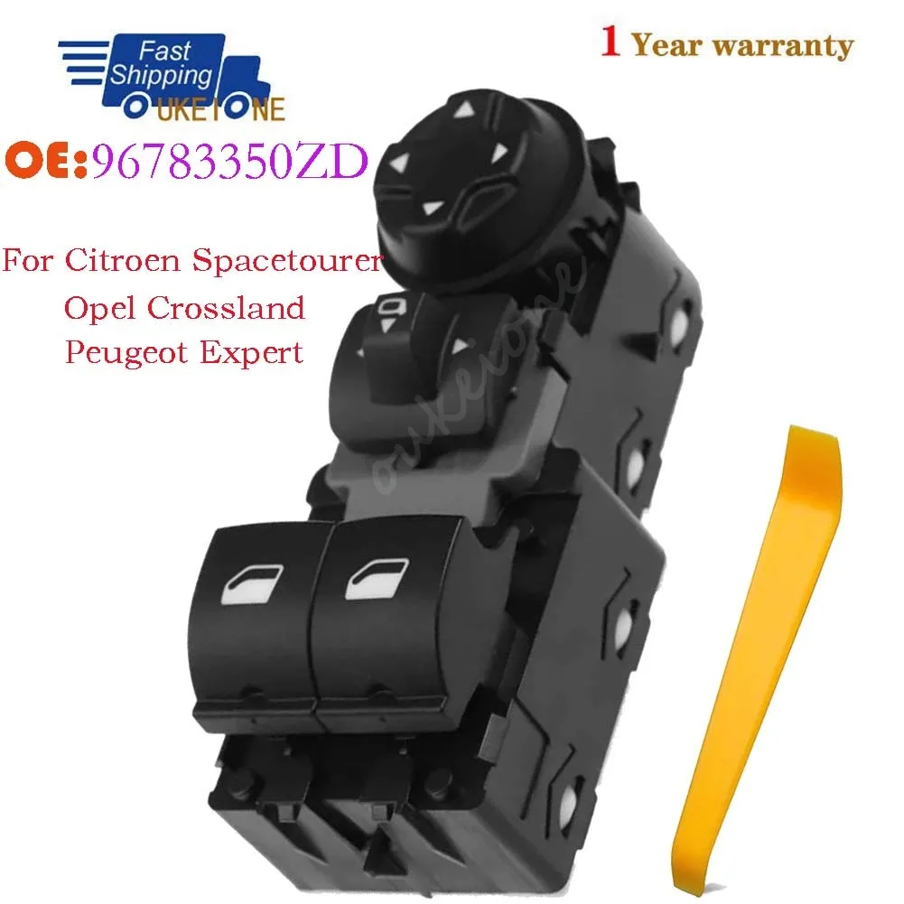 

96783350ZD для Citroen Spacetourer Opel Crossland Peugeot Expert Master, электрический подъемник со стороны водителя, кнопка переключения окна
