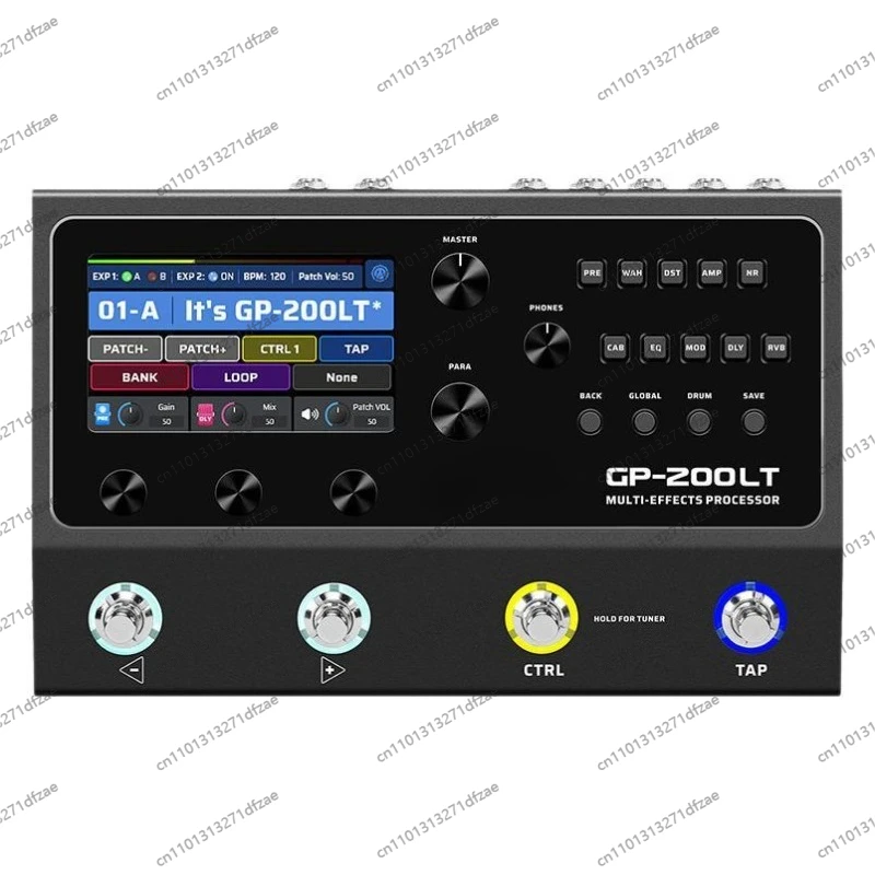 الغيتار باس أمبير النمذجة خزائن الأشعة تحت الحمراء محاكاة أكثر من 240 تأثيرات عالية الجودة غير معقودة الصوت Valeton GP-200LT