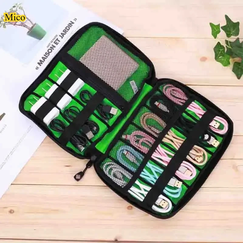 

Waterproof Electronic Storage Bag Headphone Case Data Cable Charger Organizer Digital Accessories Pouch
