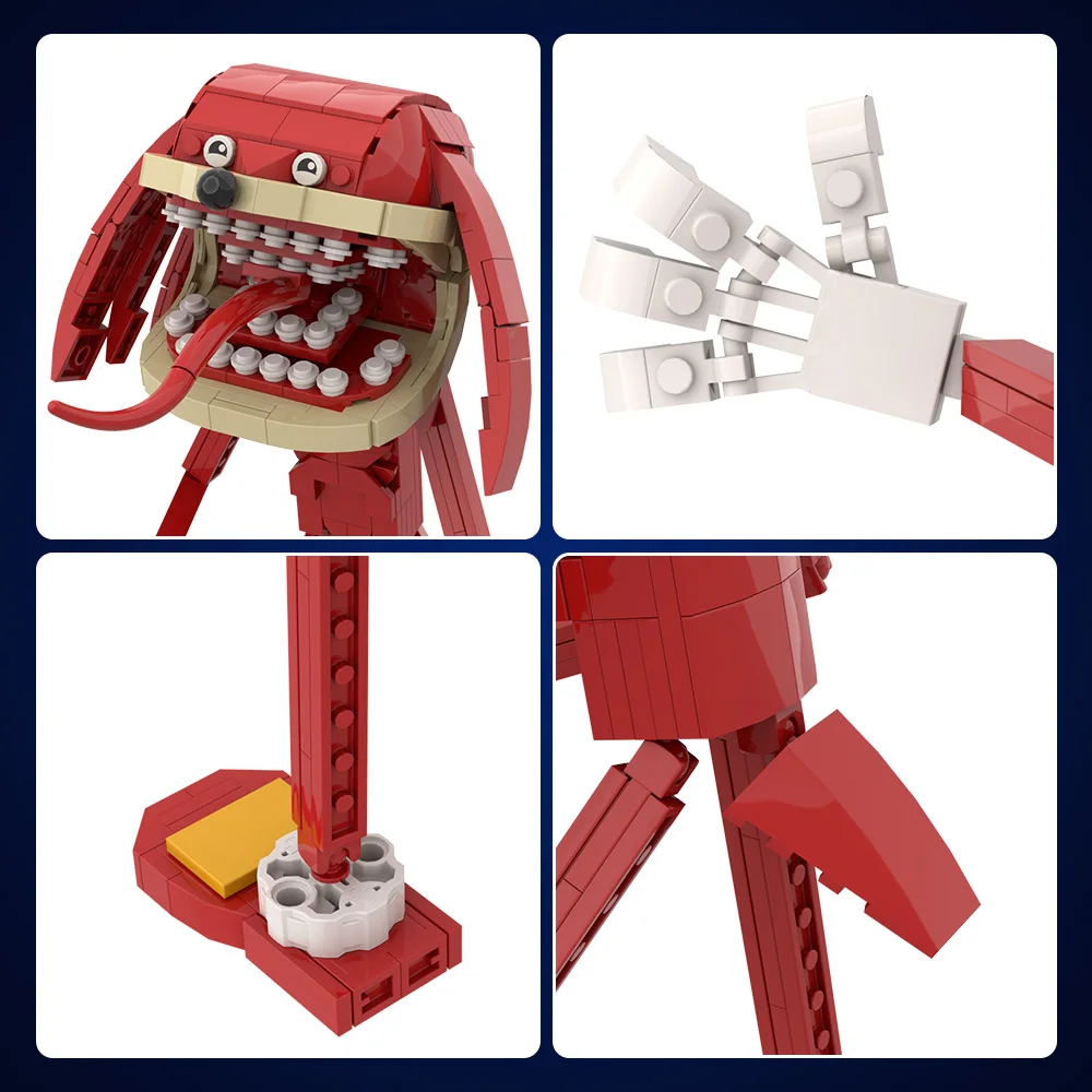 MOC – blocs de construction d'horreur Sonices, bricolage créatif, figurine d'action hérisson, jouet en brique, cadeau d'halloween