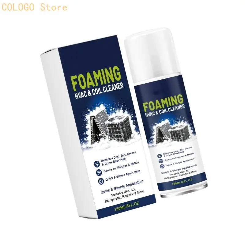 Foaming Air Conditioner Coil Cleaner 150ML Powerful Formula For Deep Cleaning And Odor Removal Without Disassembly D0LD