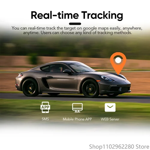 Imagen 2 del producto Rastreador GPS portátil 4G 20000mAh, localizador GPS a través de alarma de coche por satélite en tiempo Real, dispositivo de seguimiento magnético, tiempo de espera largo