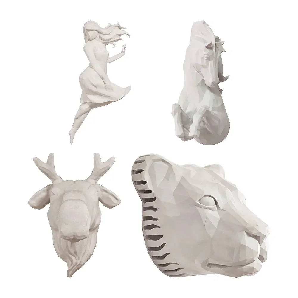 Animals Wall Lamp Lion Shape Projector Modern Creative Atmosphere Sconce Light 3D Print Body Animal Lighting Lustre