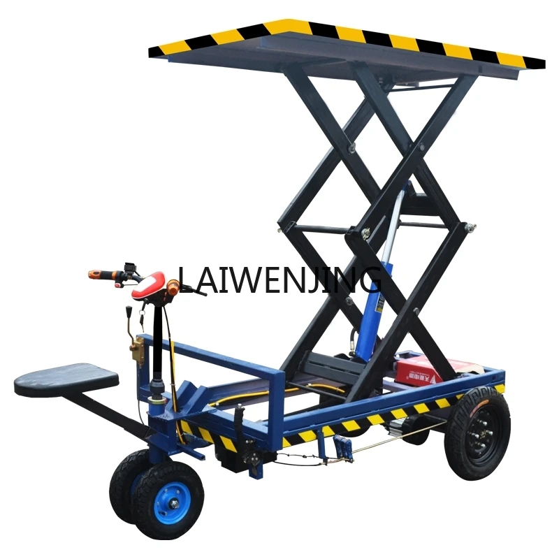 LYN small electric hydraulic scissor lift platform orchard transportation climbing storage truck