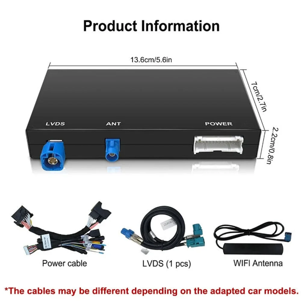 For Audi Q3 (8U) 2012-2018  Wireless CarPlay Android Auto Kit Bosch Car Radio BT