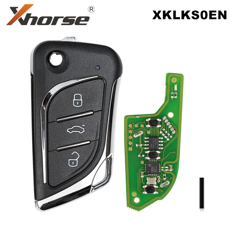 5pcs/lot Xhorse Wire Remotes XKKF21EN XKLKS0EN XKKF02EN XKB501EN XKFO01EN XKHY05EN XKTO00EN XKTO01EN for key Tool Max VVDI2