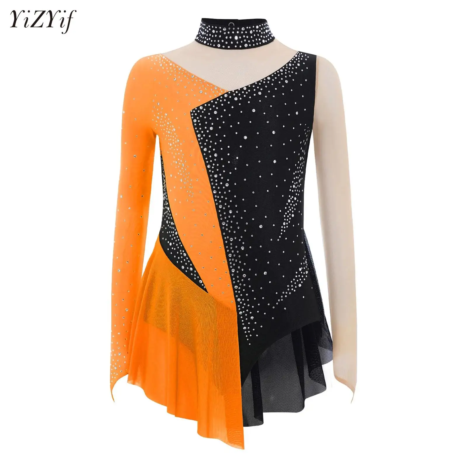 camisa-de-ginastica-ritmica-para-criancas-meninas-ballet-danca-contornado-collants-strass-patinacao-artistica-ballet-danca-vestido-competicao