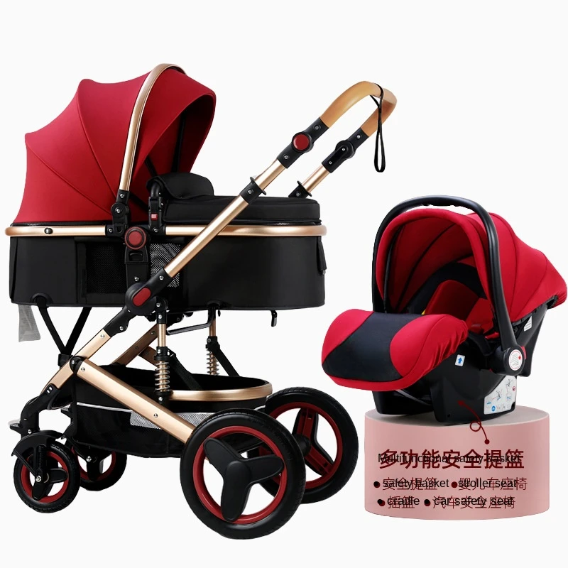 Stroller Lightweight Landscape Reclining Foldable Two-Way Children's Stroller