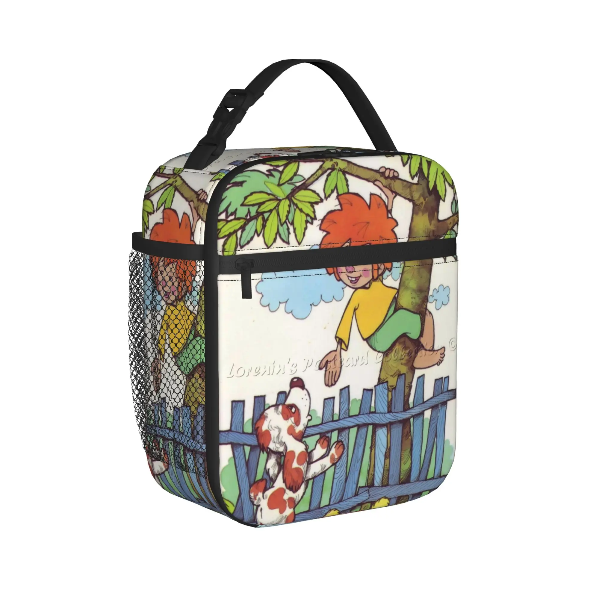 Pumuckls drinks beer  Insulated Lunch Bag for Men Women  Storage Food Box Reusable Cooler Thermal Lunch Box For Travel