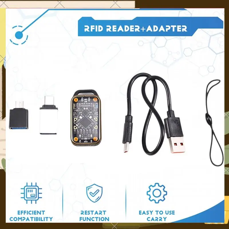 

Chameleon Ultra Upgrade Смарт-чип-ридер + 5XCUID-брелок 125K 13,56 МГц Дубликатор декодирования карт RFID Эмулятор смарт-карт-ABNJ