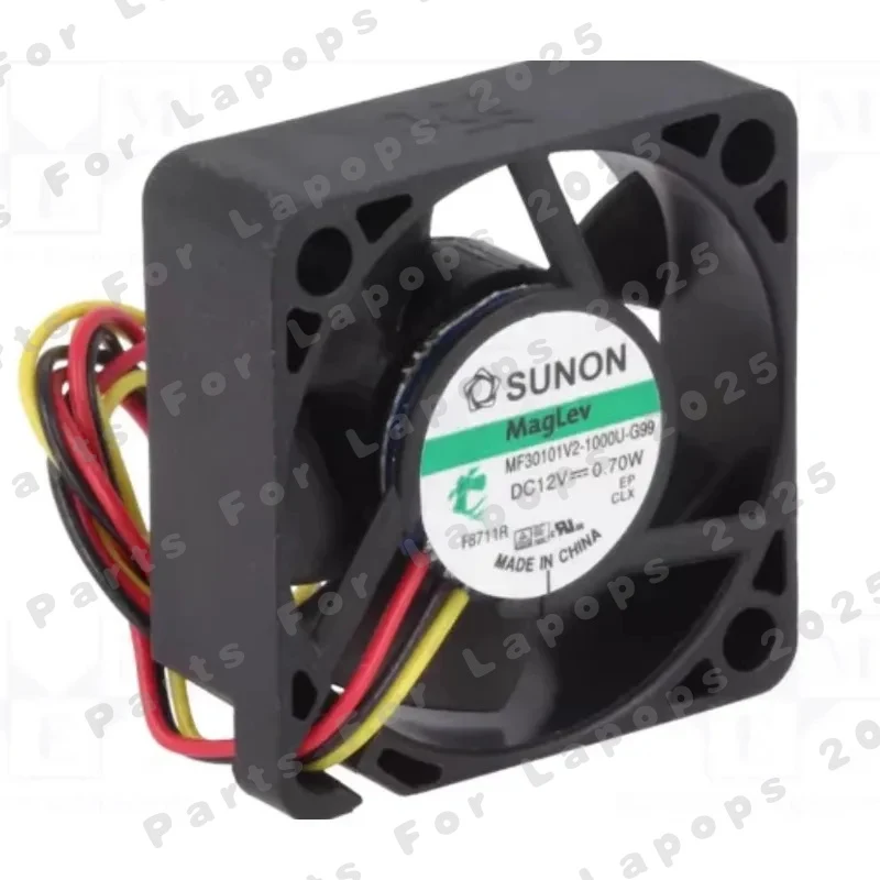 

d+New Cooler Fan for SUNON MF30101V2-1000U-G99 12V 0.70W 3010 Cooling Fan 30 * 30 * 10mm