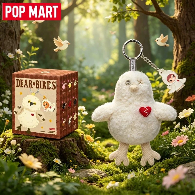 

POPMART Dear Birds Series Blind Box Fragrance Plush Pendant Keychain Bag Decoration Soft Toy Surprise Gift For Adult Collectors