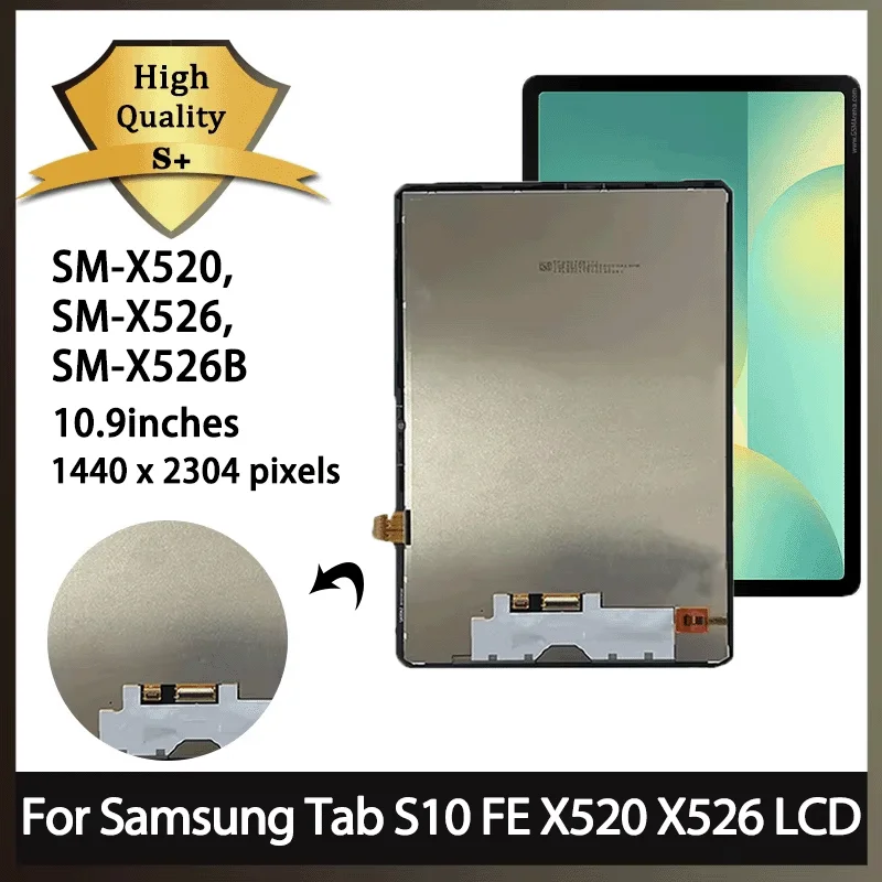

SM-X520 SM-X526B Премиум ЖК-дисплей для Samsung Tab S10 SE X520 X526, дигитайзер сенсорного экрана в сборе