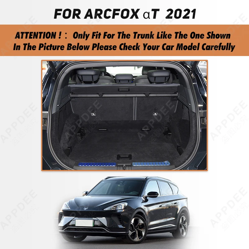 Car Trunk Mat For ARCFOX αT 2021 Custom Car cargo liner carpet  Accessories Auto Interior Decoration