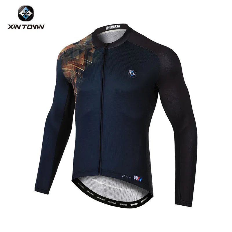 

XINTOWN New Summer Long Sleeve Cycling Suit Men Racing Bike Suit