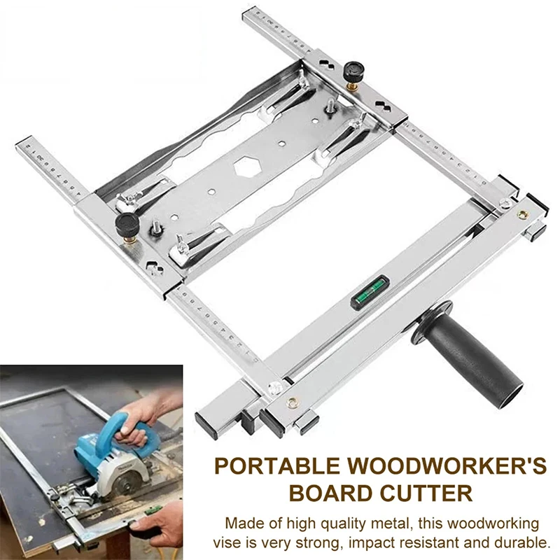 

Block multifunctional woodworking guide rail positioner guide edge positioning electric fine sawing machine cutting board