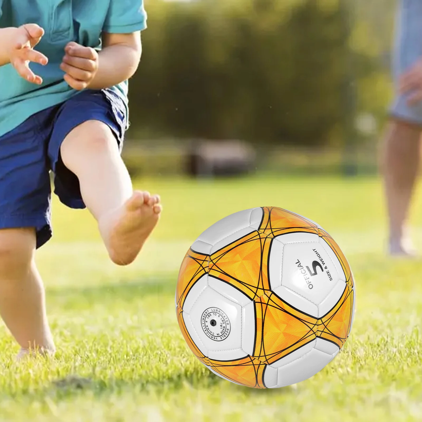 

Soccer Ball Size 5 PVC Training Football Lightweight Toy Balls Outdoor Indoor Play Popular Sports Gift