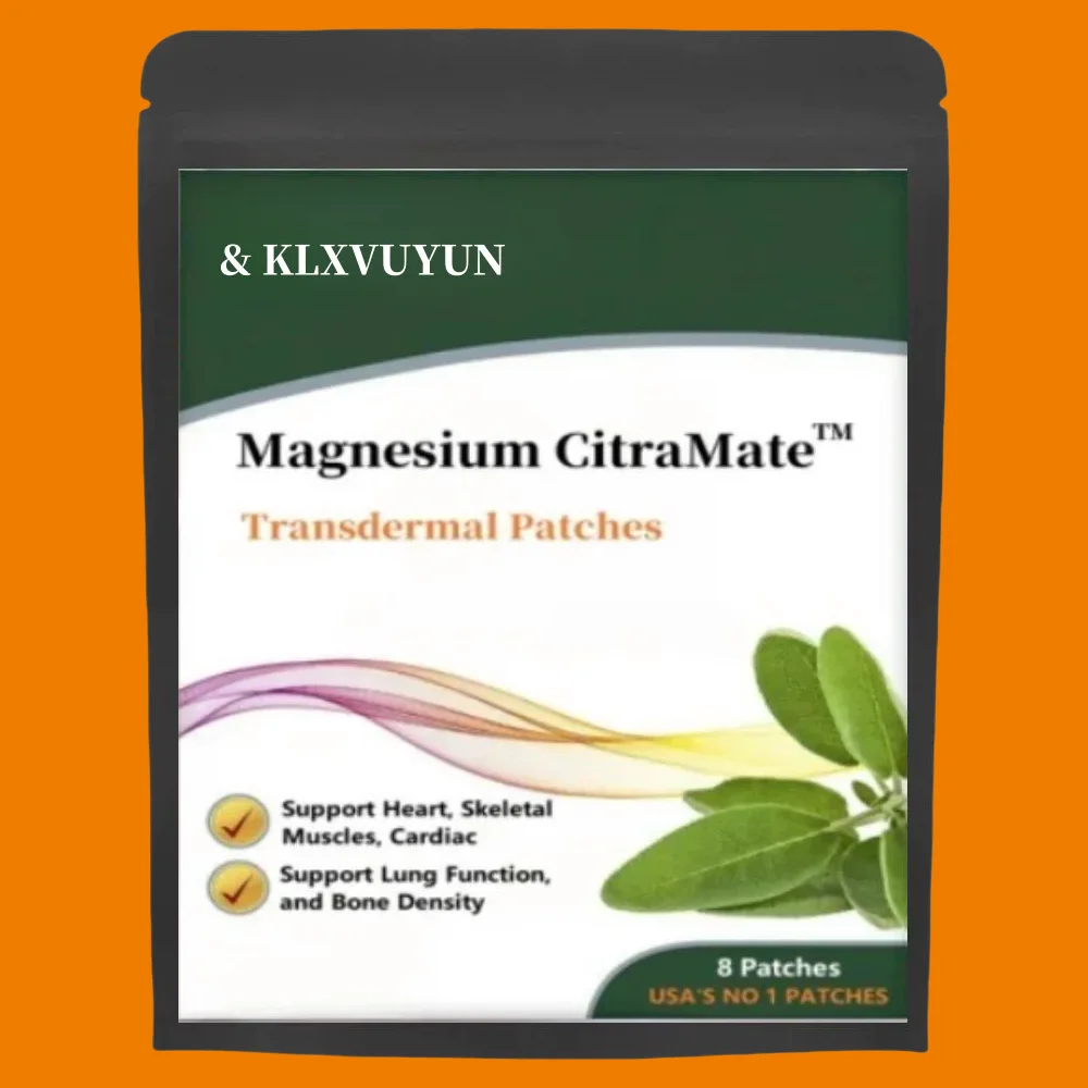 

Magnesium Citramate - Magnesium Transdermal Patch With Added Citrate - Support Heart, Lung Function, And Bone Density