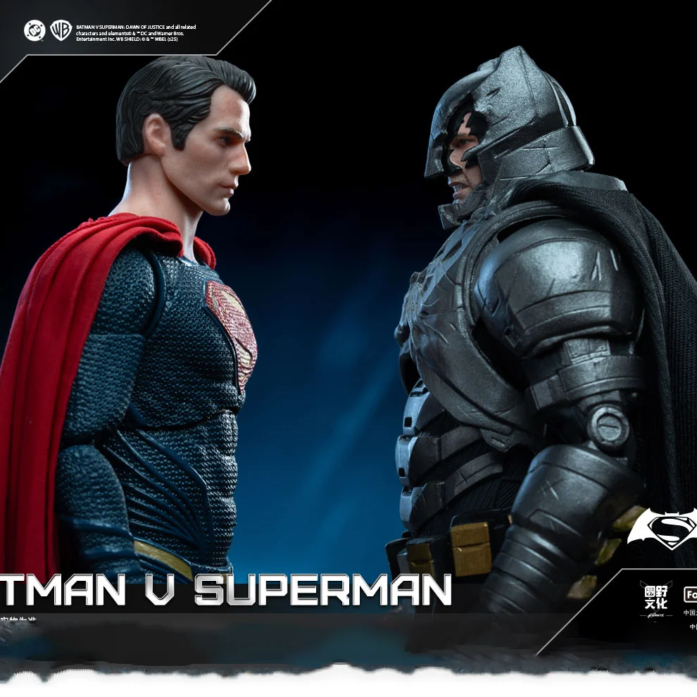 

Fondjoy Toys BVS Set Batman V Superman: Dawn of Justice Battle-damaged Uniform Armored Suit Action Figure Batman Anime Model Toy