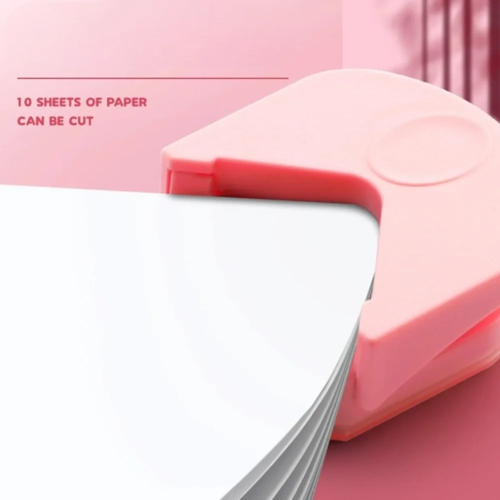 1 R4 rounded corner punch tool for laminated cards, jams, scrapbooks and DIY crafts - 4mm manual paper cutter -