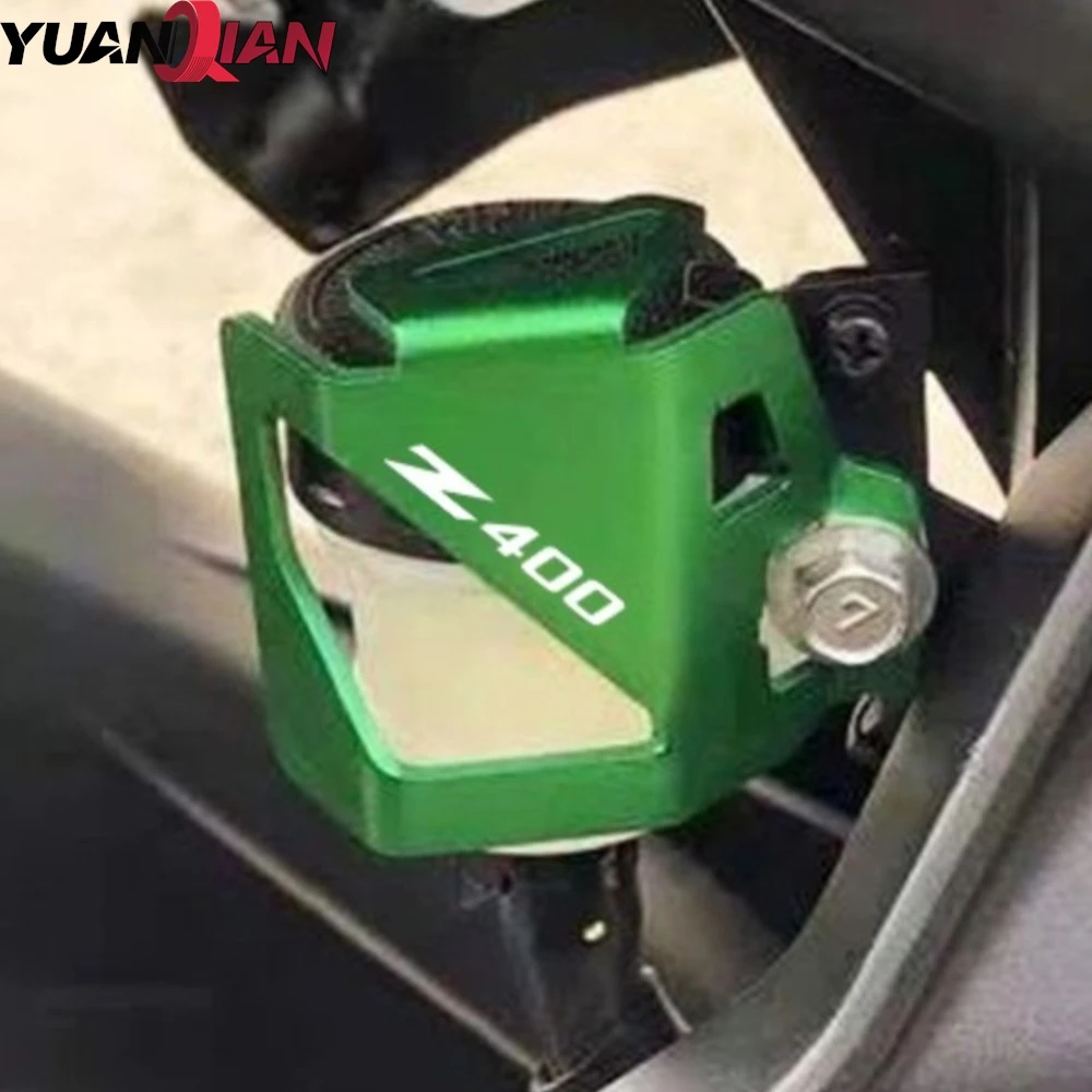 

For Kawasaki NINJA400 Z400 Z 400 2017 2018 2019 Motorcycle Accessories Rear Brake Fluid Reservoir Cover Guard Cover Protector