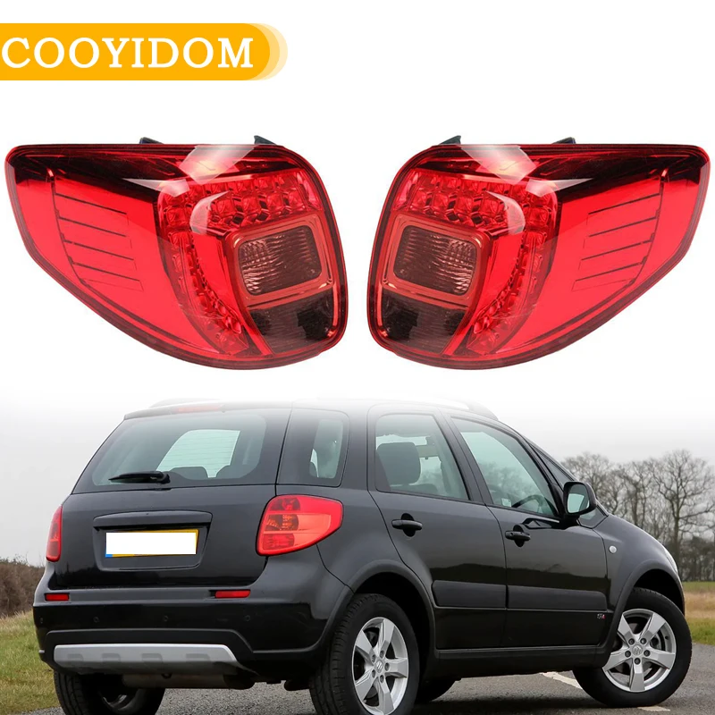 

Светодиодный задний фонарь автомобиля в сборе для Suzuki Tenyu SX4 Hatchback 2013, задний бампер, стоп-сигнал, указатель поворота, лампа