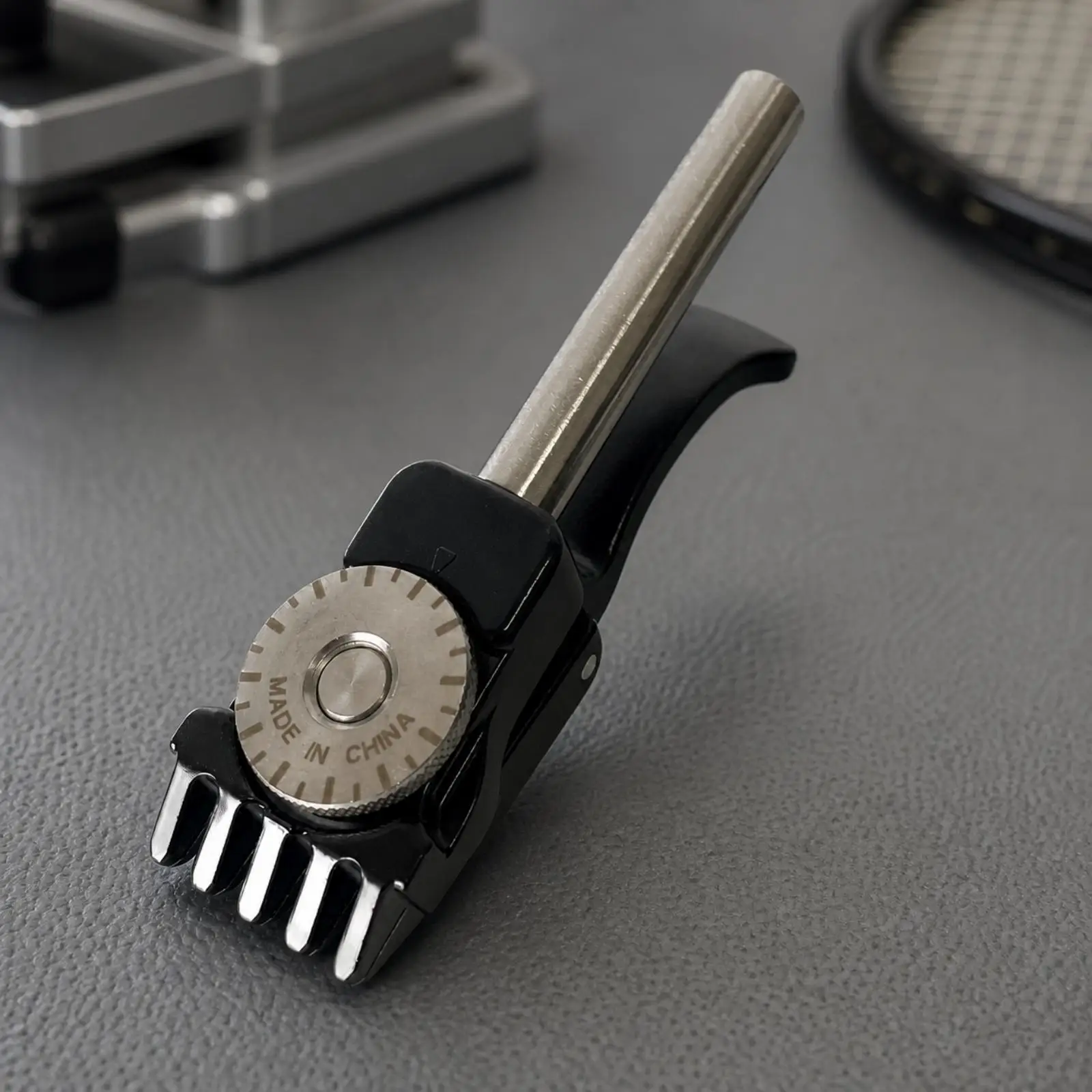 Heavy Duty Racket Stringing Machine Metal Clamp Tool 195g for Badminton Tennis Mini Tennis