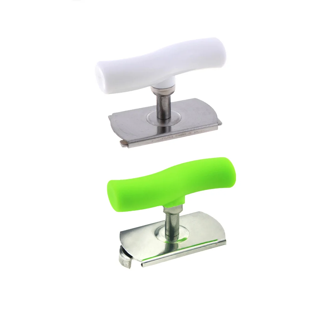 2 قطعة غطاء جرة الفولاذ المقاوم للصدأ المضادة للانزلاق فتاحة الزجاجات للمطبخ استخدام واسعة الفم ميسون جرة الزجاج يمكن فتاحة أداة #1