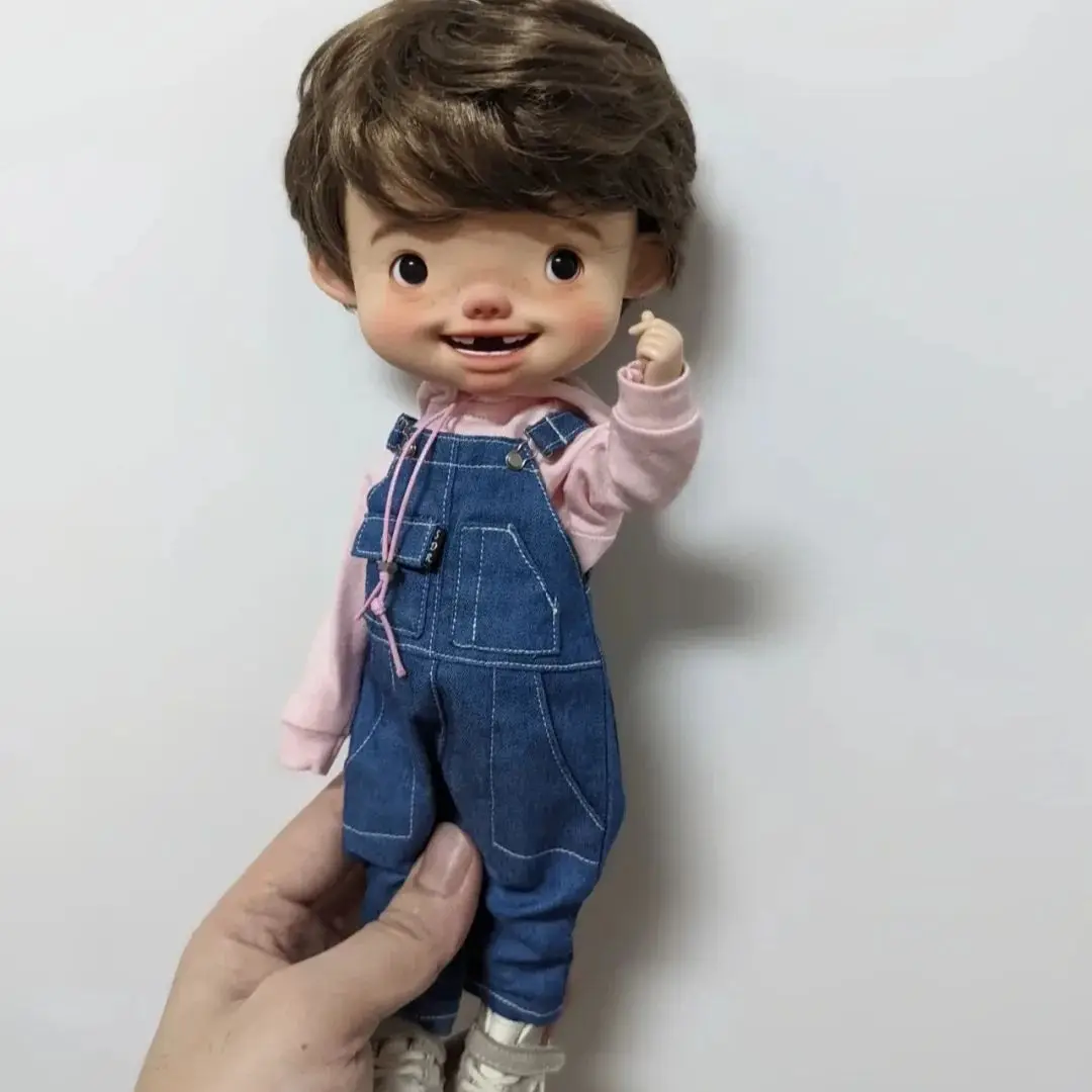 

BJD Doll 1/6 complete set nude bailu doudou full Cute Girl Brown Skin High Quality Resin Toy New Birthday Gift Dolls in Stock