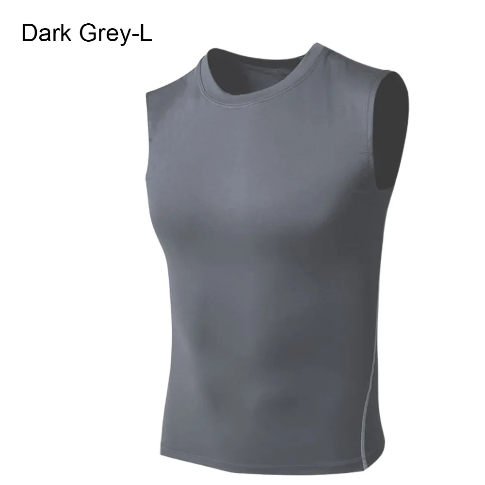 

Durable Spandex Men's Shapewear Belly Control Body Shaper Sports Underwear Sleeveless Quick-drying Shirt