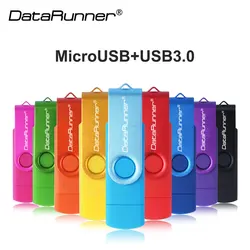 DataRunner pamięć Flash USB 3.0 OTG Pen Drive 16GB 32GB 64GB 128GB 256GB Pendrive High Speed MicroUSB 3.0 Pendrive